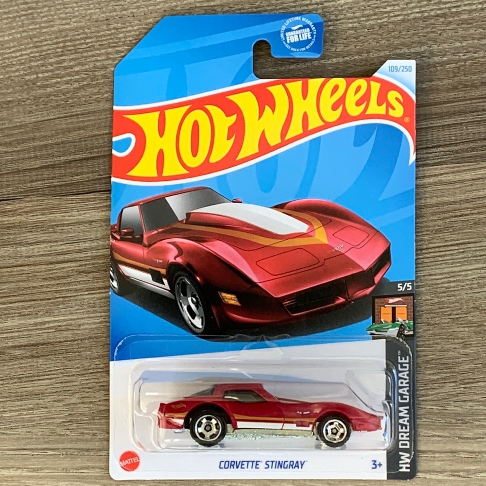 Hot Wheels Car Chevy Red Corvette Stingray Hotwheels Racing Diecast Chevrolet 🆕